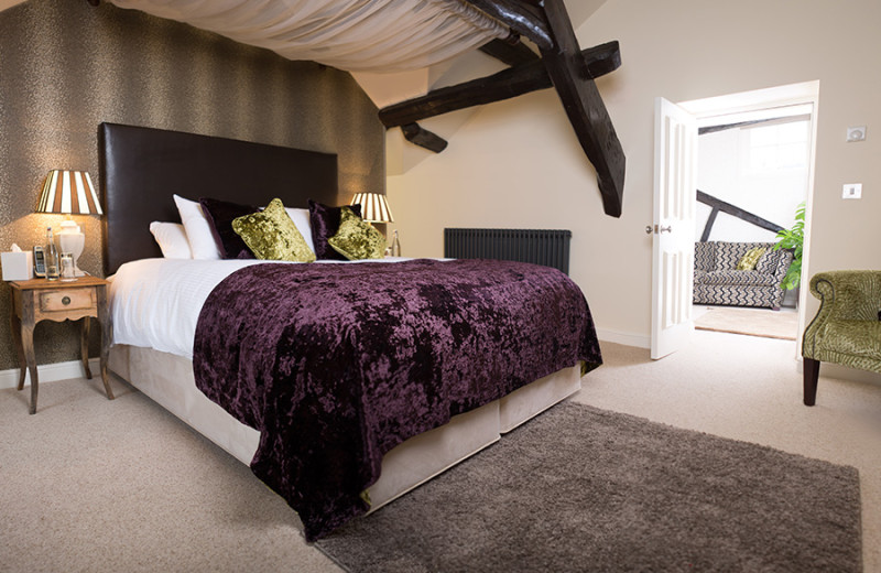 Guest room at Hipping Hall.