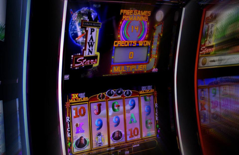 Slot machine at Rocky Gap Casino Resort.