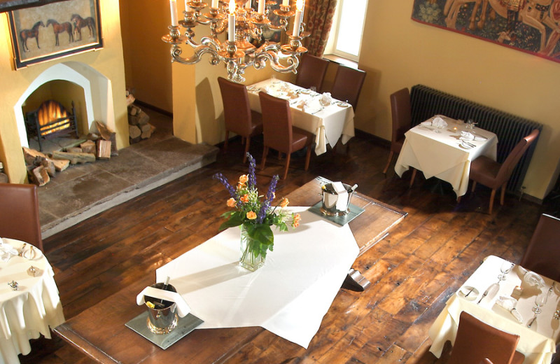 Dining at Hipping Hall.