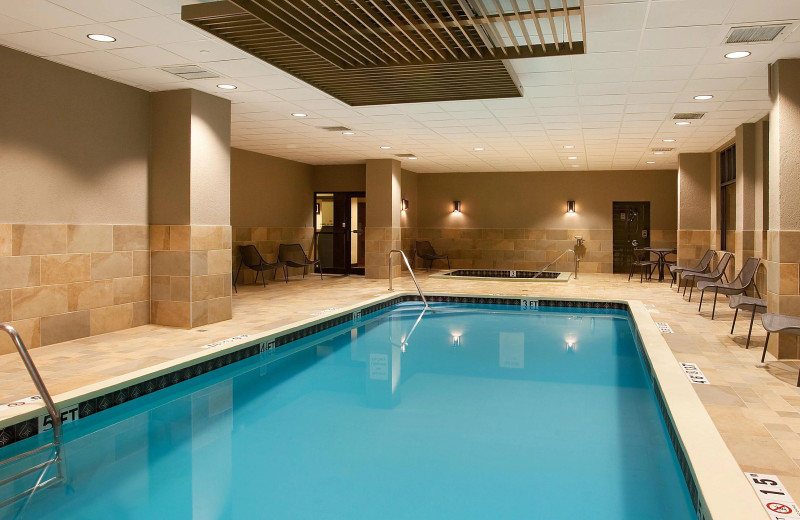 Indoor pool at Days Hotel Grand Rapids Downtown.