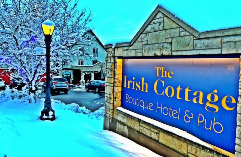 Winter at The Irish Cottage Inn & Suites.