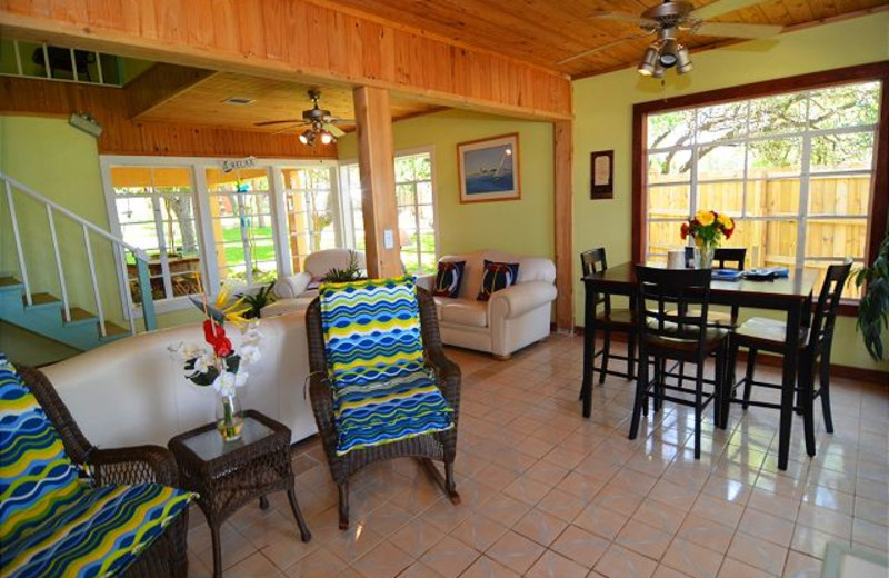 Rental living room at Lake Travis & Co.