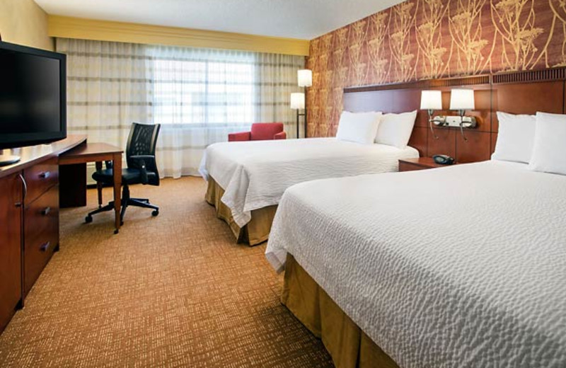 Guest room at Courtyard by Marriott Los Angeles Hacienda Heights/Orange County.