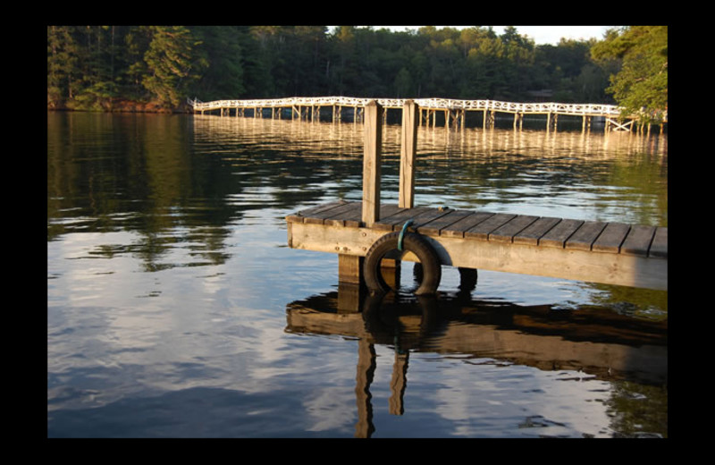 Dock at Voss' Birchwood.