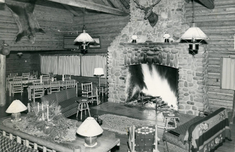 Historic photo of Averill's Flathead Lake Lodge.