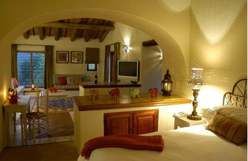 Guest room at Casa do Sol.