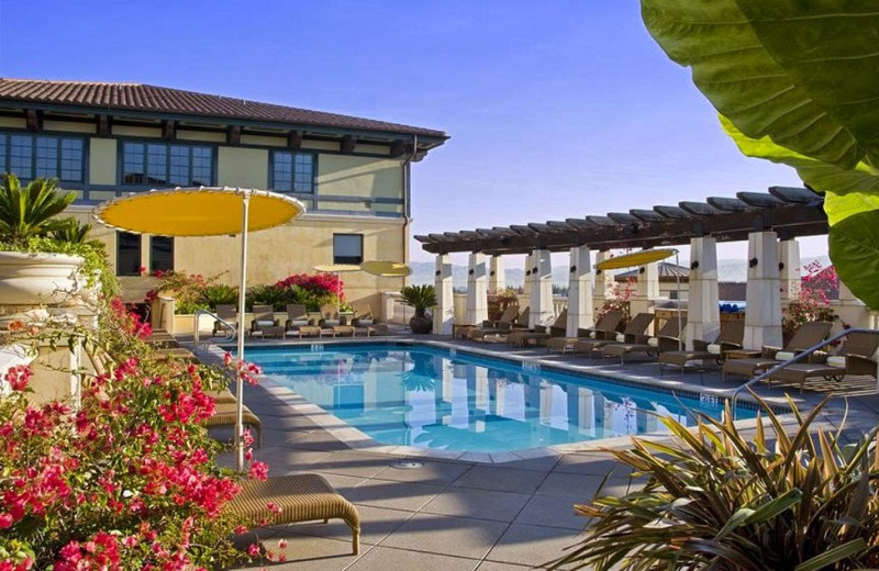 Outdoor pool at Hotel Valencia Santana Row.