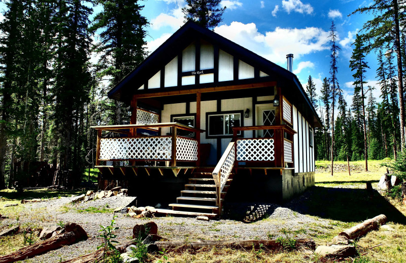 Cottage exterior at Expanse Cottages.