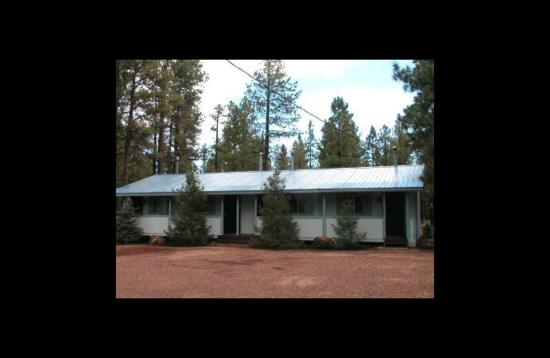 Cabin exterior at Greer Mountain Resort.