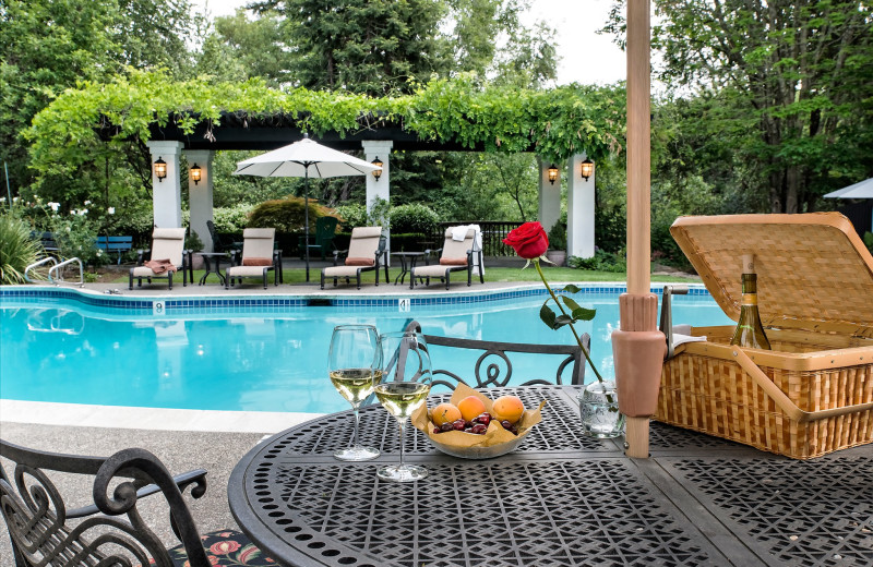 Outdoor pool at Candlelight Inn.