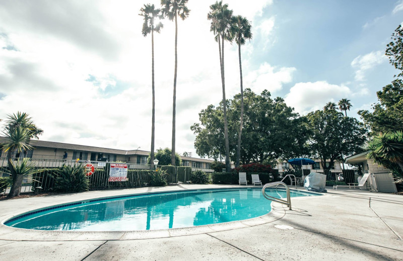 Outdoor pool at Vagabond Inn Oxnard.