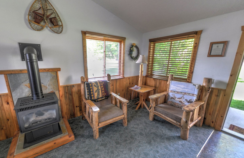 Guest room at Rocking Z Ranch.