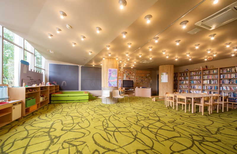 Library at Glamping Olimia Adria Village.