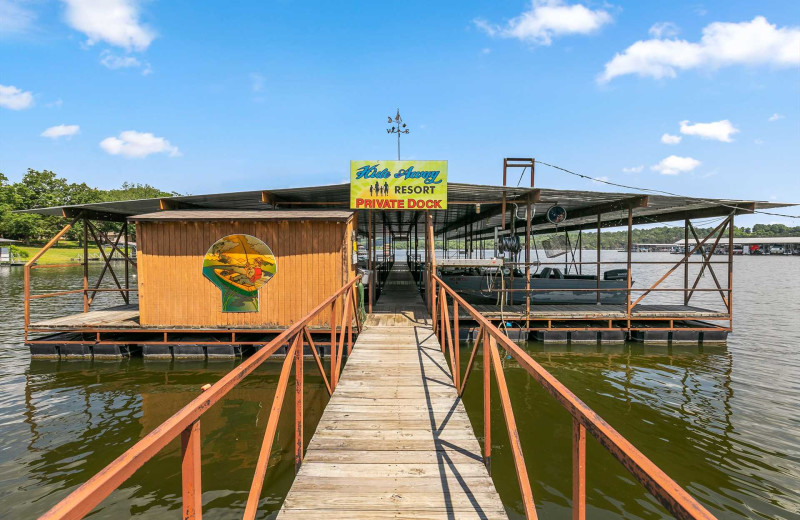 Dock at Branson Vacation Rentals.