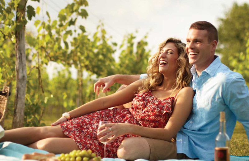 Couple at Gervasi Vineyard.