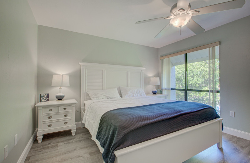 Rental bedroom at Anna Maria Island Beach Rentals, Inc.