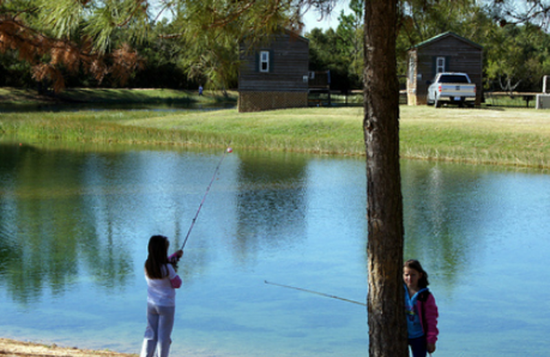 Fishing at Lone Star Yogi.