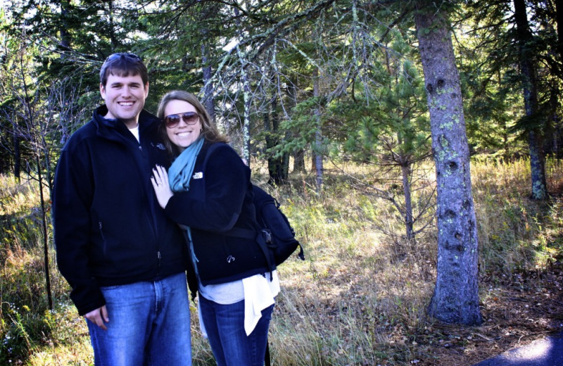 Couple at East Silent Lake Resort.