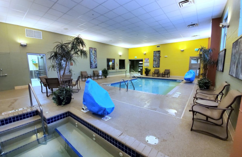 Indoor pool at Jefferson Street Inn.