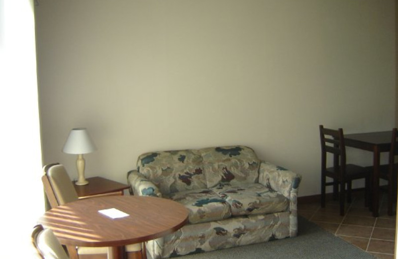 Guest living room at Tea Island Resort.