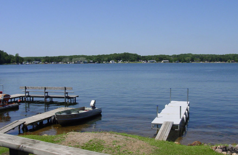 Lake view at Auger's Pine View Resort.