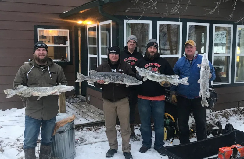 Fishing at Sandy Point Lodge.