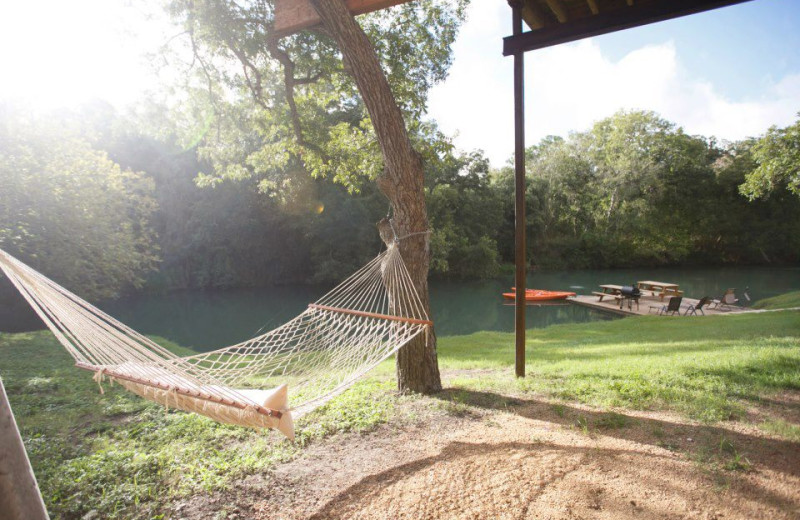 Hammock at Geronimo Creek Retreat.