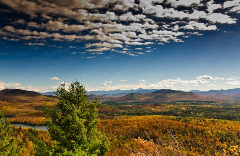 Mountains near Gauthier's Saranac Lake Inn.