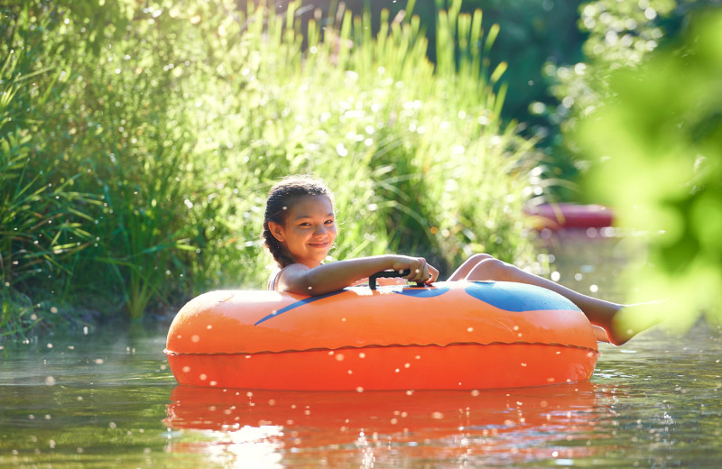 Tubing at Crystal Mountain Resort.