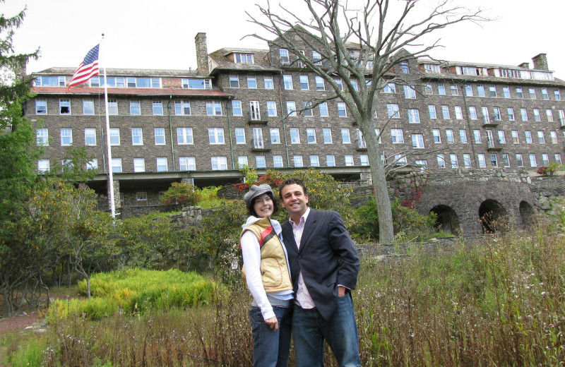 Couple at Renaissance Alexandria Hotel.