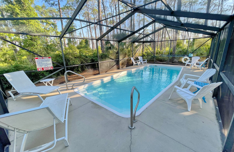 Rental pool at Resort Vacation Properties of St. George Island.