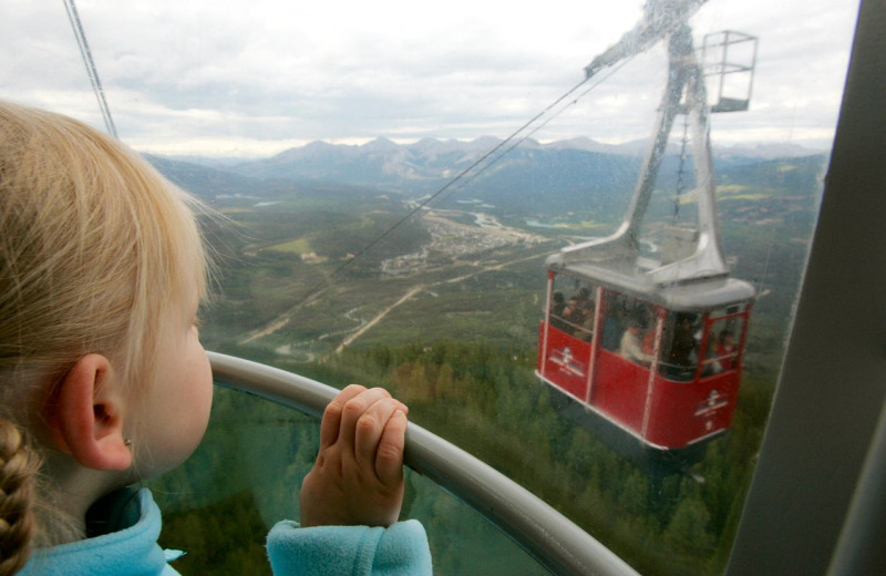 Gondola at Mount Robson Inn.