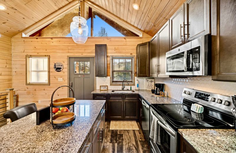 Kitchen at American Patriot Getaways - Sugar Bear.