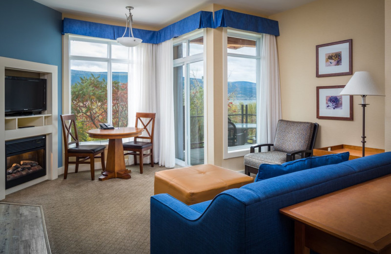 Guest room at Summerland Waterfront Resort.