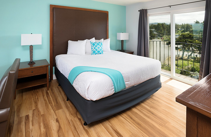 Guest room at Ocean Breeze Hotel.