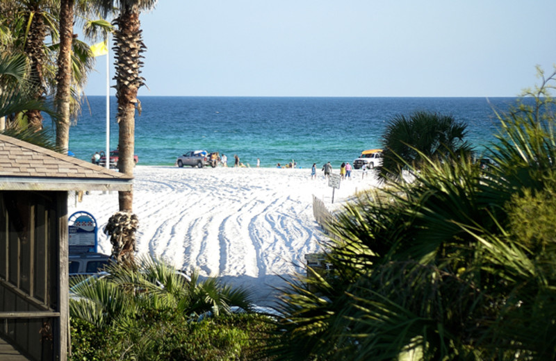 The beach at Beaches of South Walton Vacations.