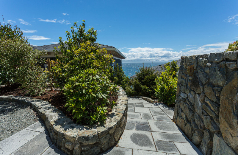 Exterior view of SookePoint Ocean Cottage Resort.