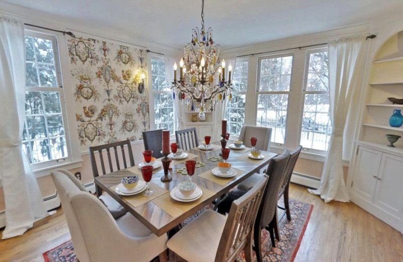 Rental dining room at Minnestay.