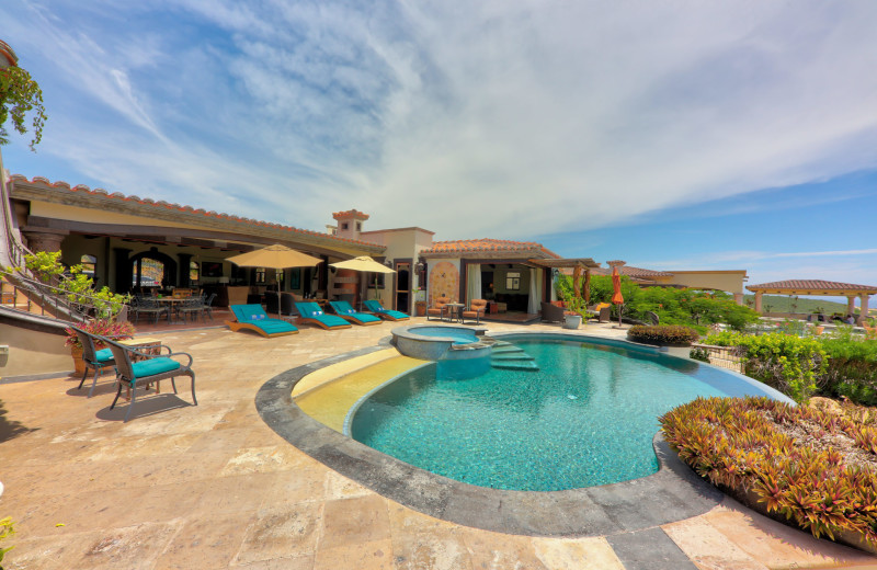 Outdoor pool at Casa Mar y Estrella.
