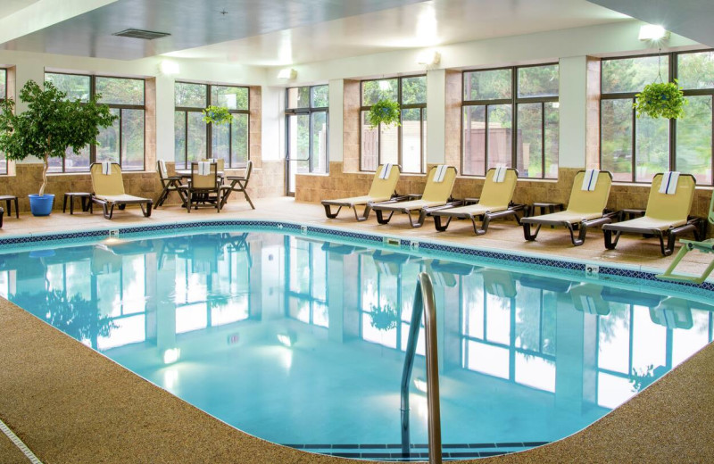 Indoor pool at Hampton Inn Cleveland-Solon OH.