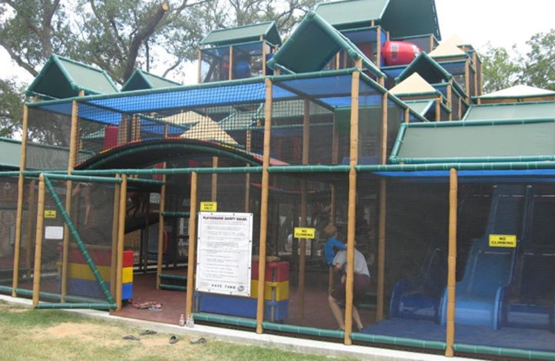 Children's playground at Lone Star Yogi.