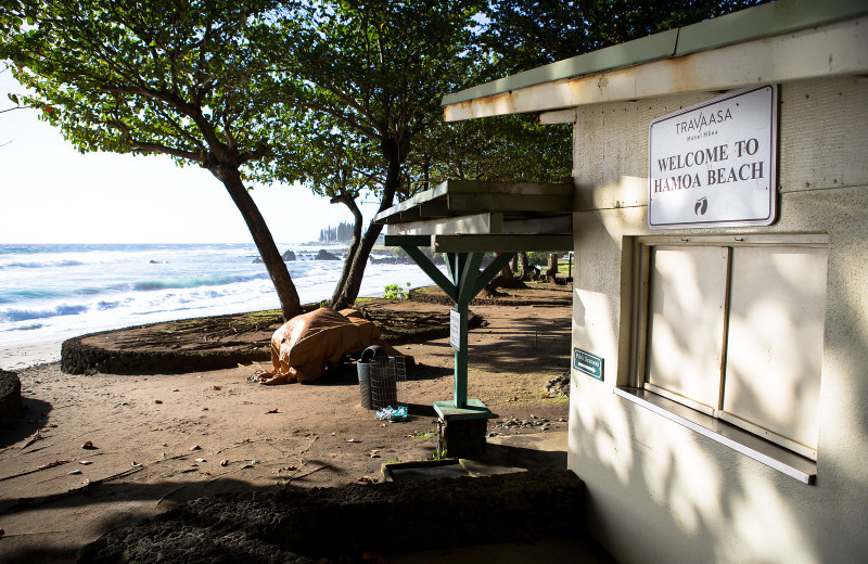 Beach at Travaasa Hana.
