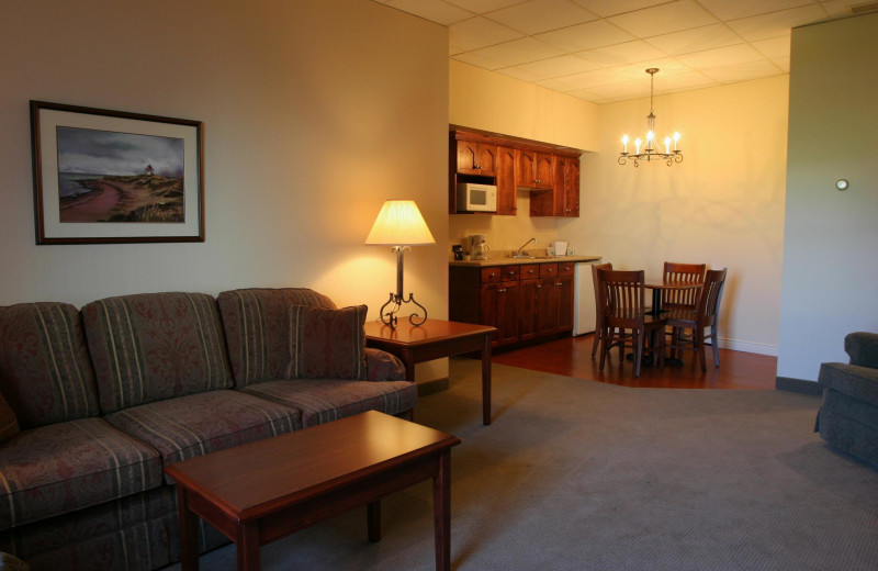 Guest room at Slemon Park Hotel and Conference Center.