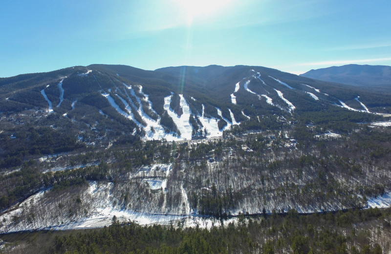 Mountain view at Eastern Slope Inn Resort.