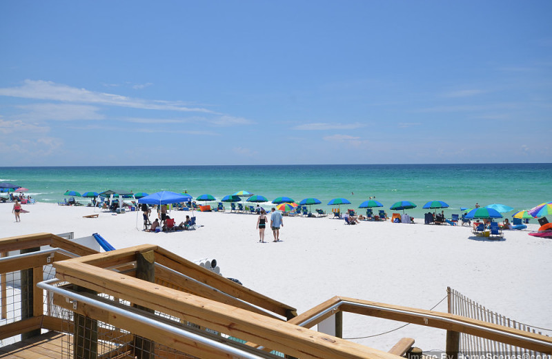 The beach at Sandpiper Cove.