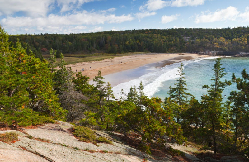 Arcadia National Park beach near Balance Rock Inn.