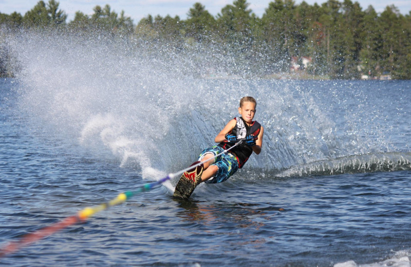 Water skiing at Shady Rest Lodge.