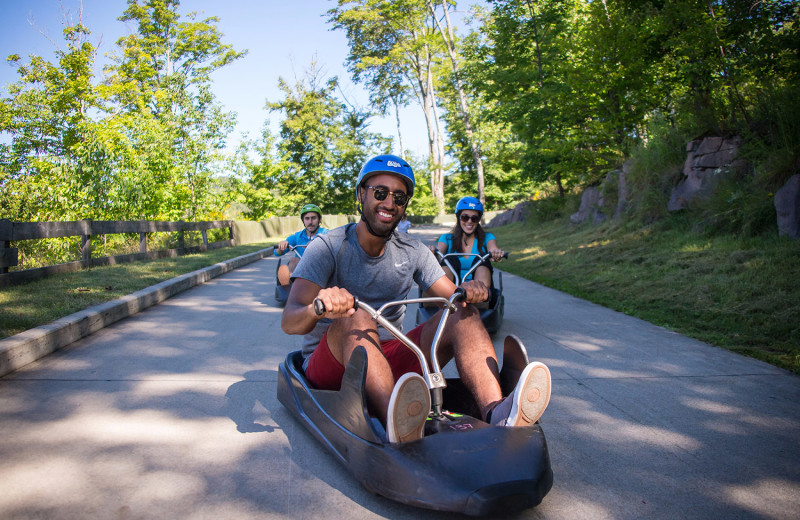 Mountain sledding at Homewood Suites by Hilton Mont-Tremblant Resort.