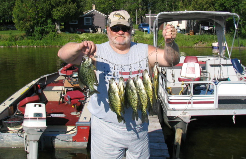 Fishing at Island Lake Resort.