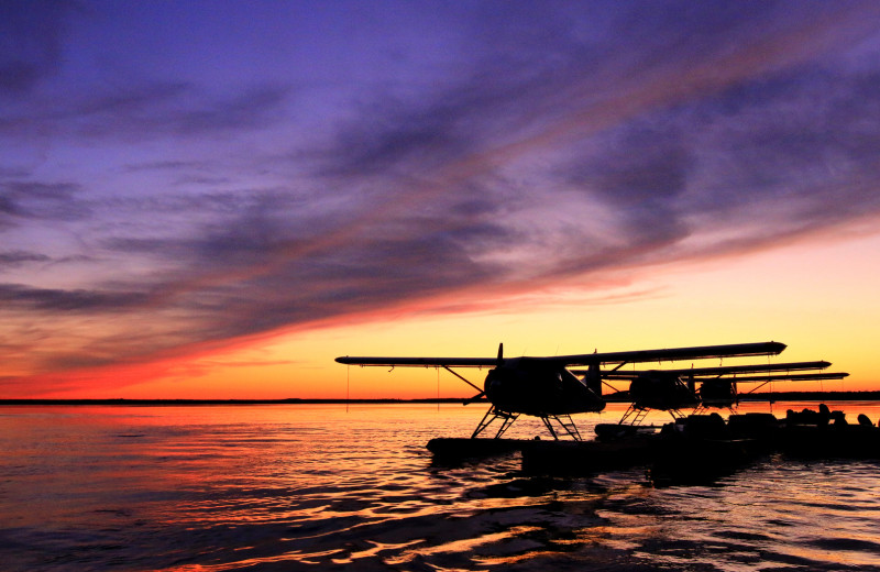 Planes at King Salmon Lodge.